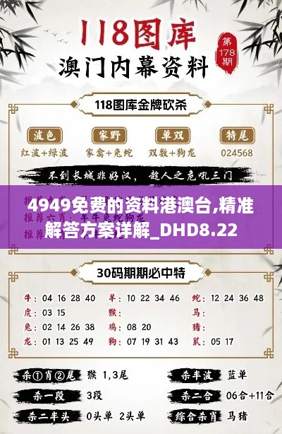 4949免费的资料港澳台,精准解答方案详解_DHD8.22