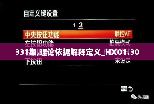 331期,理论依据解释定义_HXO1.30