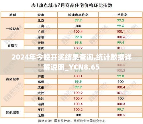 2024年今晚开奖结果查询,统计数据详解说明_YCN8.65