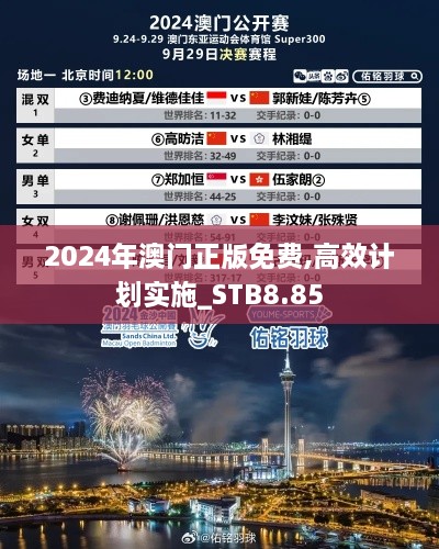 2024年澳门正版免费,高效计划实施_STB8.85