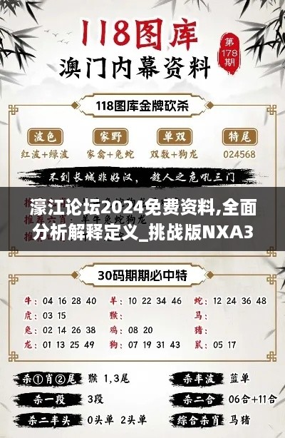 濠江论坛2024免费资料,全面分析解释定义_挑战版NXA3.47