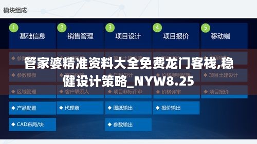 管家婆精准资料大全免费龙门客栈,稳健设计策略_NYW8.25