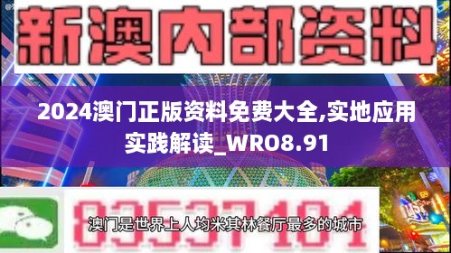 2024澳门正版资料免费大全,实地应用实践解读_WRO8.91