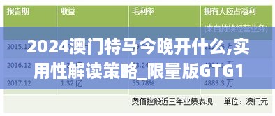 2024澳门特马今晚开什么,实用性解读策略_限量版GTG1.5