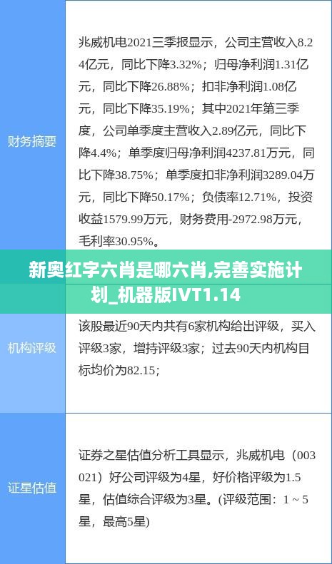 新奥红字六肖是哪六肖,完善实施计划_机器版IVT1.14