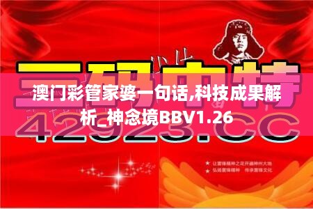 澳门彩管家婆一句话,科技成果解析_神念境BBV1.26