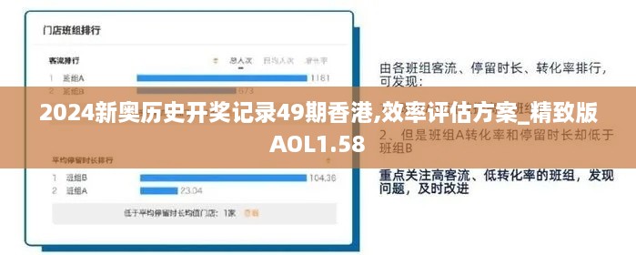 2024新奥历史开奖记录49期香港,效率评估方案_精致版AOL1.58