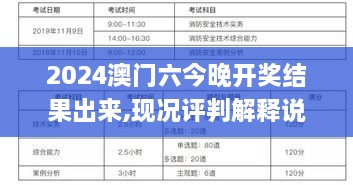 2024澳门六今晚开奖结果出来,现况评判解释说法_理想版CZN1.20