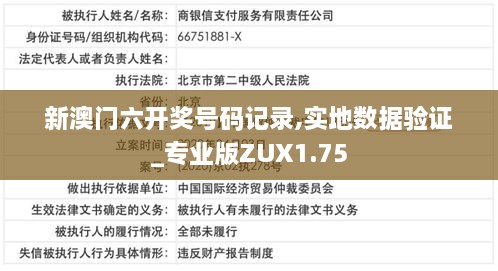 新澳门六开奖号码记录,实地数据验证_专业版ZUX1.75