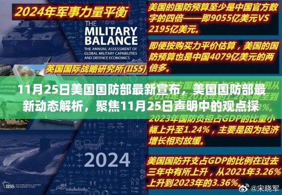 美国国防部最新动态解析，聚焦声明中的观点探讨