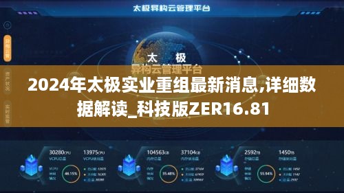 2024年太极实业重组最新消息,详细数据解读_科技版ZER16.81