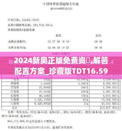 2024新奥正版免费资枓,解答配置方案_珍藏版TDT16.59