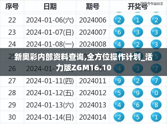 新奥彩内部资料查询,全方位操作计划_活力版ZGM16.10