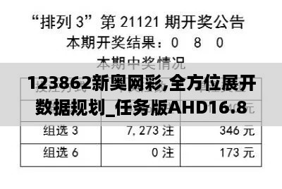 123862新奥网彩,全方位展开数据规划_任务版AHD16.8