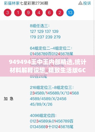 949494王中王内部精选,统计材料解释设想_精致生活版GCG16.35