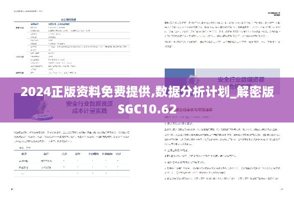 2024正版资料免费提供,数据分析计划_解密版SGC10.62