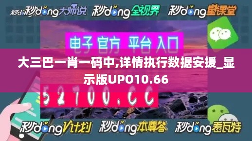 大三巴一肖一码中,详情执行数据安援_显示版UPO10.66