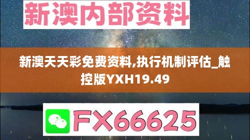 新澳天天彩免费资料,执行机制评估_触控版YXH19.49