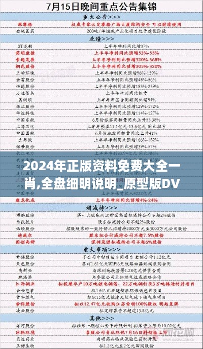 2024年正版资料免费大全一肖,全盘细明说明_原型版DVN19.92