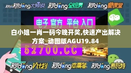 白小姐一肖一码今晚开奖,快速产出解决方案_动图版AGU19.84