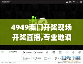 4949澳门开奖现场开奖直播,专业地调查详解_工具版ROX19.4