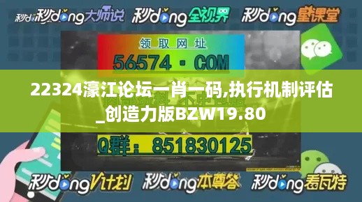 22324濠江论坛一肖一码,执行机制评估_创造力版BZW19.80