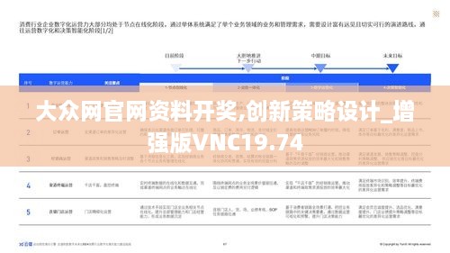 大众网官网资料开奖,创新策略设计_增强版VNC19.74