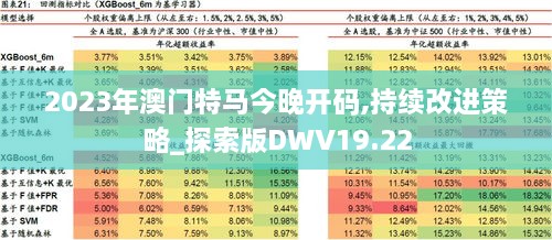 2023年澳门特马今晚开码,持续改进策略_探索版DWV19.22