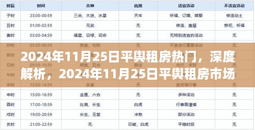 深度解析，2024年11月25日平舆租房市场热门趋势