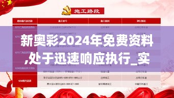 新奥彩2024年免费资料,处于迅速响应执行_实用版RLC5.51