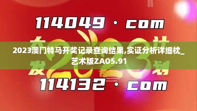 2023澳门特马开奖记录查询结果,实证分析详细枕_艺术版ZAO5.91