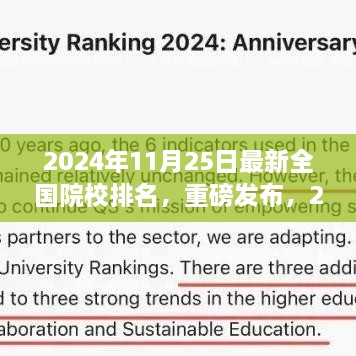 2024年全国院校综合实力排名榜单重磅发布，你的学校是否位列其中？