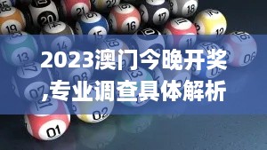 2023澳门今晚开奖,专业调查具体解析_超级版HKT5.14