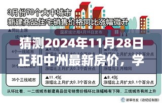 2024年正和中州房价猜想与励志之旅，学习变化，预见未来