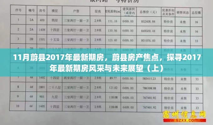 蔚县房产焦点，探寻最新期房风采与未来展望（上）