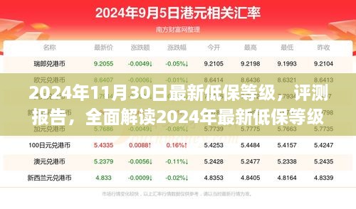 全面解读，2024年最新低保等级评测报告，产品特性、用户体验与目标用户分析