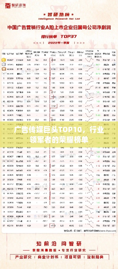 广告传媒巨头TOP10，行业领军者的荣耀榜单